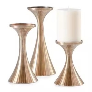 Support à bougies en métal moderne, porte-bougie décoratif, décoration de table, décoration intérieure, décoration de mariage - Product Image 2