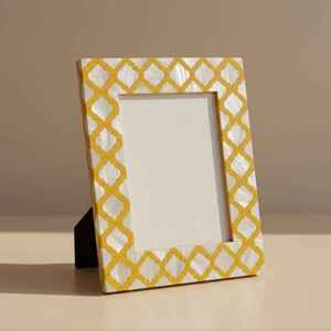 Cadre photo en nacre pour salon, chambre, bureau et accessoires décoratifs de luxe - Product Image 6