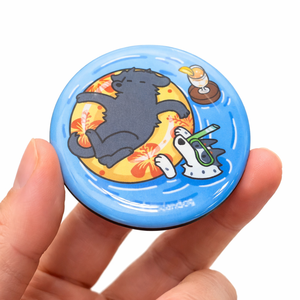 Aimant de réfrigérateur en résine de forme irrégulière, autocollant magnétique, impression UV personnalisable, vierge pour sublimation, moderne et durable - Product Image 1