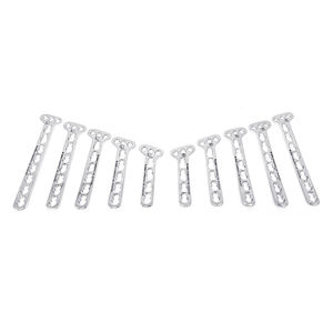 แผ่นล็อคทีเพลท 3.5 มม. แบบเอียงเฉียง ชุด 10 ชิ้น เครื่องมือผ่าตัด SS - Product Image 2