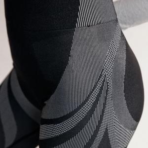 Custom Logo Printed High Waist Four-Way Stretch Breathable Workout Gym Active Wear Sports Yoga Pants Women Leggings Wear - Product Image 4