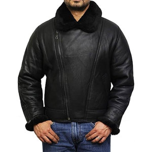2026 Custom Men's <b>Leather</b> <b>Jackets</b> Best Quality Solid Color Breathable Plus Size Affordable for <b>Winter</b> <b>Leather</b> <b>Jacket</b> - Product Image 1