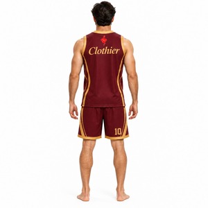 Shorts de sport personnalisés en mesh respirant pour équipes, clubs, écoles, entraînements, uniformes de basketball unisexes pour jeunes. - Product Image 2