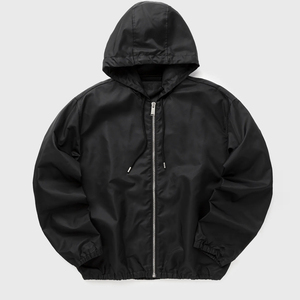 <b>Men's</b> High Quality Solid Nylon Casual Windbreaker Jacket Water-Proof Outdoor Zipper <b>Coats</b> Winter Season Thin Cotton-Filled Stand - Product Image 3