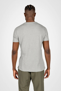 T-shirt décontracté à manches courtes et col rond pour homme, coupe ample, 100 % coton, respirant, style streetwear, personnalisable OEM - Product Image 4