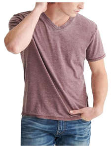 T-shirts pour hommes de haute qualité, nouvelle arrivée 2026, prix de gros abordable, col en V, coton - Product Image 3