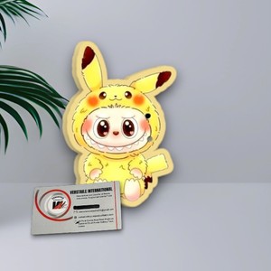 แผ่นแม่เหล็กต่อขนตาแบบใหม่ สีเหลือง ลายลาบูบู รูปหัวใจ สี่เหลี่ยม ดอกไม้ เพชร อะคริลิค สำหรับช่างต่อขนตา - Product Image 2