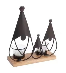 Portavelas Metálico Premium para Eventos Festivos y Celebraciones Especiales - Product Image 3