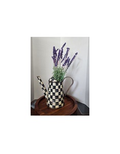 Arrosoir en métal artisanal avec finition décorative imprimée à l'émail, cadeau idéal pour les amateurs de jardin et les passionnés de plantes - Product Image 5