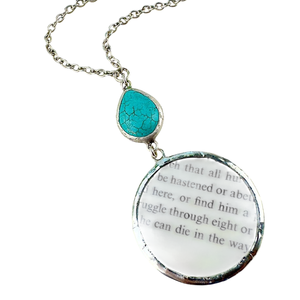 Lupa de Mano con Cadena de Latón, Lente Óptica de Alta Claridad para Leer Libros, Joyas, Monedas, Sellos, Antigüedades y Manualidades - Product Image 1