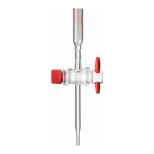 Burette éducative standard 50 ml ou 100 ml en verre borosilicate 3.3 avec bouchon en PTFE pour analyse quantitative - Product Image 3