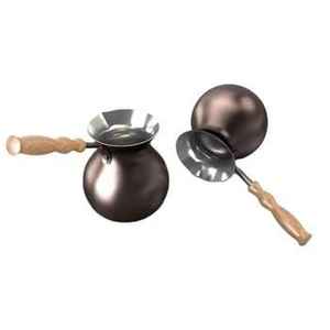 Cafetera Turca Hecha a Mano, Cafetera de Cobre y Latón, Tetera de Café Tradicional de Estilo Otomano Pequeña para Uso Doméstico - Product Image 4