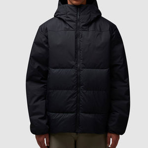 Veste matelassée à capuche en duvet de canard de haute qualité pour homme, coupe-vent, ultra chaude, vente en gros - Product Image 1