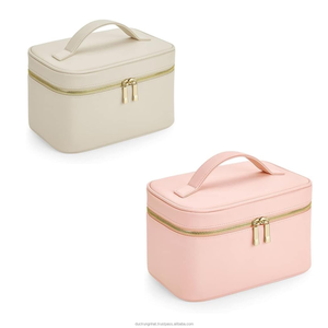 Wholesale Leather Candy Eco-Friendly <b>Large</b> Portable Makeup <b>Bag</b> Custom Logo Travel <b>Cosmetic</b> Pouch Luxury from Vietnam Manufacture - Product Image 3