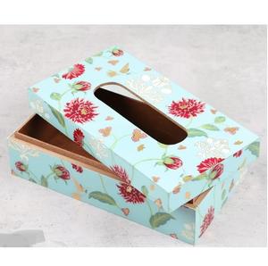 Table Decoration & Accessories <b>Dispenser</b> Wooden Tissue Holder Box Modern Style Decorative Tissue Holder Wooden <b>Napkin</b> Box - Product Image 4