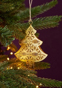 Adornos Navideños de Metal al por Mayor, Adornos Colgantes de Metal para Decoración del Hogar - Product Image 5