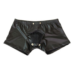 Pantalones Cortos de Cuero Profesionales al por Mayor, Estética Minimalista, Acabado Mate de Alta Definición, Personalización de Marca, Venta al por Mayor de Fábrica - Product Image 6