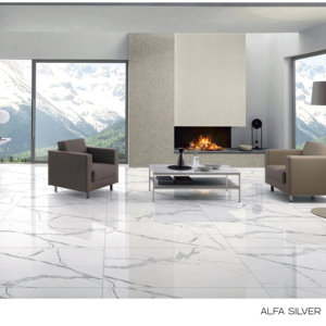 Elegante Baldosa de Porcelana Brillante 600x1200, Formato Grande, Superficie Pulida Premium, para Paredes y Pisos, Uso Interior y Exterior Moderno - Product Image 1