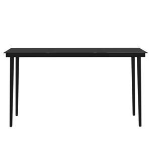 Conjunto de Comedor para Jardín en Marrón y Negro - Product Image 6