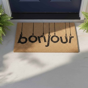 Fournisseur en gros États-Unis Canada Jucor Tapis d'extérieur épais classique/moderne/traditionnel en microfibre marron avec dos antidérapant tufté - Product Image 2
