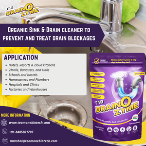 Bio <b>Enzyme</b> Powder <b>Cleaner</b> Effective Drain <b>Cleaner</b> for Pipe Waste Management - Product Image 6