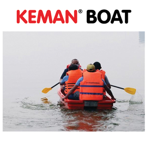 เรือคีแมน 2.6 เมตร เรือพลาสติกสำหรับตกปลาและทำงาน 2.6ม. เครื่องยนต์ติดท้าย 4 แรงม้า รับน้ำหนักได้ 320 กก. ผลิตในอินโดนีเซีย - Product Image 3