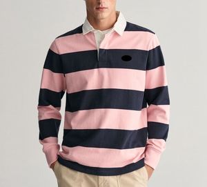 Camiseta de Rugby de Manga Larga para Hombre, Personalizada, 100% Algodón, Lisa, al por Mayor, Unisex, con Rayas - Product Image 2