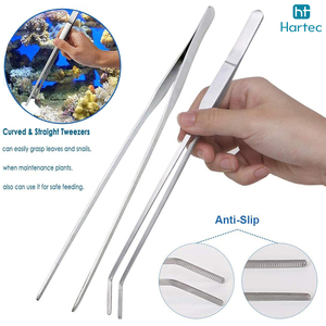 Kit de Herramientas de Acero Inoxidable para Acuarios, Tijeras para Recortar Plantas Acuáticas, Pinzas, Espátula, Juego de Limpieza para Peceras - Product Image 5