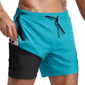 Pantalones Cortos Deportivos Personalizados para Hombre, Ligeros, Casuales, de Verano, para Correr, de Algodón, para Entrenamiento - Product Image 1