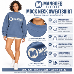 Sudadera de invierno personalizada para mujer, cuello simulado, larga, 100% algodón, forro polar suave y grueso, holgada, ecológica, transpirable, con logo frontal - Product Image 5