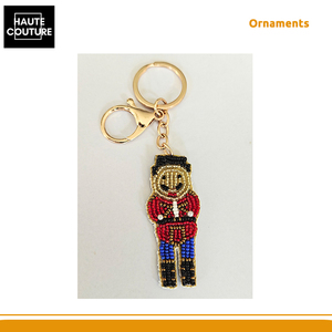 Exportador Indio que Vende Ampliamente Adornos Colgantes Festivos para Decoración del Hogar de 6.5 cm - Llavero Cascanueces a un Precio de Mercado Impresionante - Product Image 2