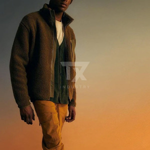 Wholesale Fashion <b>Fleece</b> Zipper <b>Men's</b> <b>Jackets</b> Women Stylish <b>Sherpa</b> Padding <b>Fleece</b> <b>Jacket</b> - Product Image 6