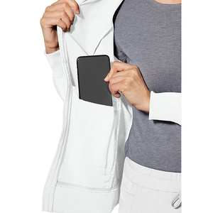 Blouse médicale unisexe confortable à fermeture éclair pour infirmières, uniforme de travail pour femmes, veste de soins infirmiers 2026 - Product Image 4