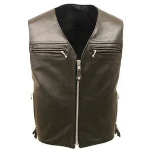 Chaleco de Cuero para Hombre, Transpirable, Cómodo y Ligero, Ropa Casual, Precio Razonable, Hecho en Fábrica - Product Image 1