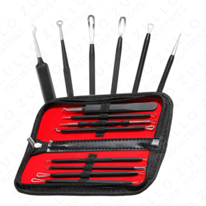 Professional 8 Piece Stainless Steel Acne Blackhead Extractor Kit Pimple Remover Beauty <b>Tools</b> for Facial Skin Care - Product Image 5