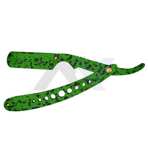 Navaja de Afeitar Profesional de Hoja Recta para Hombre, Navaja Clásica para el Cuidado Personal, Mango de Acero Inoxidable de Alto Rendimiento, Afeitado Suave - Product Image 3