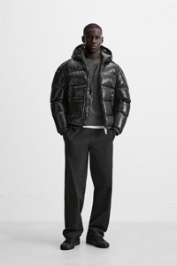 Veste matelassée en duvet pour homme de haute qualité, veste d'hiver chaude à capuche, veste d'extérieur, fournisseur OEM - Product Image 3