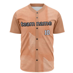 Uniforme Deportivo al por Mayor para Hombre, Jersey de Béisbol Sublimado de Manga Corta, Jersey de Softbol de Secado Rápido, Jersey Deportivo con Logotipo Personalizado - Product Image 5