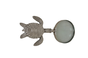 Loupe de bureau décorative en aluminium avec poignée en forme de tortue, style vintage, outil de lecture pour la maison et le bureau, objet de collection - Product Image 6
