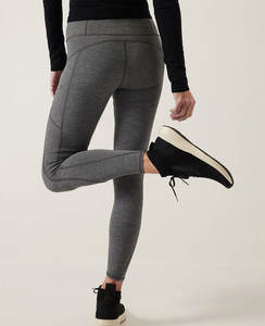 Proveedor de cintura alta para mujer sin costuras Scrunch Butt Gym Yoga Pants Spandex / Nylon Leggings - Product Image 6