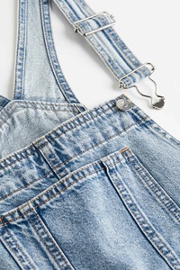 Overol de Mezclilla Casual para Mujer, Corte Ajustado, Suave y Cómodo, con Tirantes Ajustables, Estilo Urbano Moderno - Product Image 5