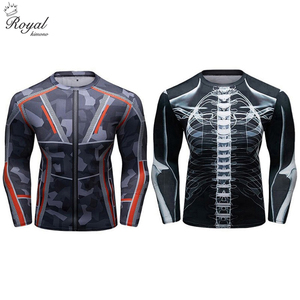 ออกแบบโลโก้ของคุณเองบนเสื้อรัดกล้ามเนื้อแขนสั้นสำหรับ MMA, BJJ และกีฬาอื่นๆ - Product Image 2