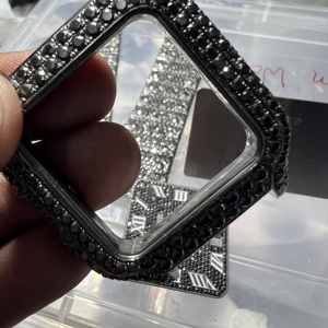 Pendentif personnalisé en or rose, or blanc et argent 925, serti de pierres, style hip-hop, bijoux fins, moissanite VVS certifiée IGI, idéal pour un cadeau - Product Image 6