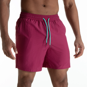 Custom Blank Swim <b>Trunks</b> <b>Men</b> Quick Dry 100% Polyester Anti-UV Elastic Waist Casual Breathable Eco-Friendly Waterproof Shorts - Product Image 6