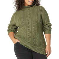 Pulls en tricot torsadé confortables, de haute qualité, respirants, 100% coton, coupe classique pour femmes, épais, manches longues, boutons, pull tendance