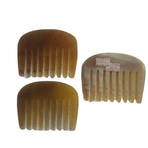 WATER BUFFALO HORN <b>COMB</b> - <b>Hot</b> Horn <b>Comb</b> Manufacture accept Custom Logo with natural material of buffalo horn made in Vietnam - Product Image 4