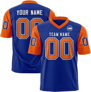 Maillots de football américain cousus de haute qualité, vente en gros, nom et numéro personnalisés, fournisseur de maillots de football américain - Product Image 1