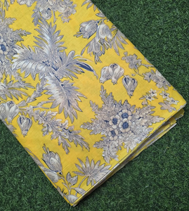 Tela de Algodón Tejida con Rayas Florales Botánicas, Suave, Ligera, Transpirable y Ecológica, por Metro, para Vestidos de Mujer, Costura, Regalo para Ella - Product Image 5