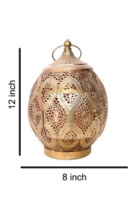 Vintage Moroccan <b>Lantern</b> Handmade Metal Hanging Candle Lamp for Home Garden Wedding Decoration - Product Image 5