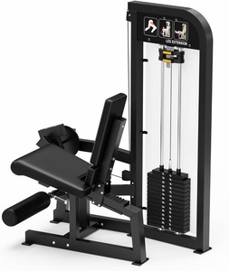 Máquina de extensión de piernas con pila de pesas de 180 lb – Equipo de gimnasio en casa de grado comercial de alta resistencia para parte inferior del cuerpo, ajustable para mayor comodidad - Product Image 3